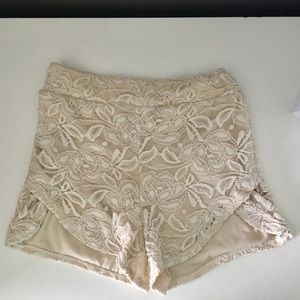 Lace shorts